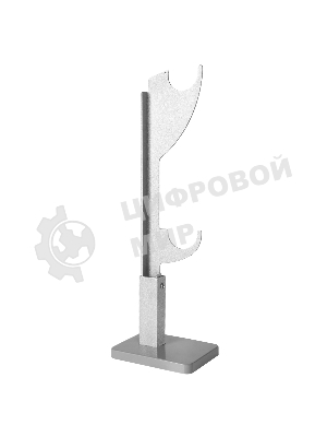 Напольный кронштейн Pianoforte 200, серебристый