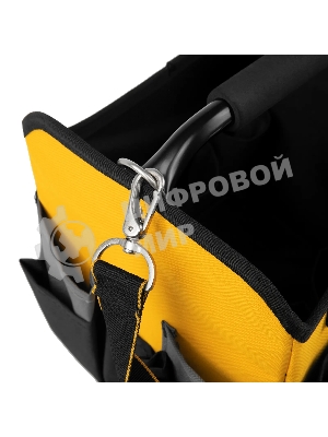 Переноска для инструмента Denzel 260х240х300 мм, 22 кармана, наплечный ремень