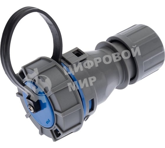 Розетка кабельная Rexant переносная влагозащищенная 16 А, 2Р+РЕ, IP68