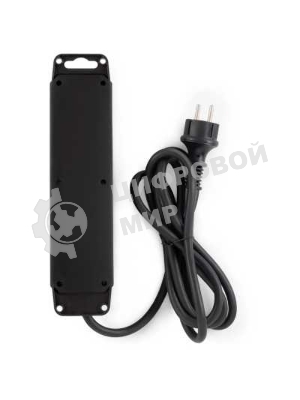 Сетевой фильтр Buro 300MDP-3-B 3 м, 3 розетки, черный, коробка