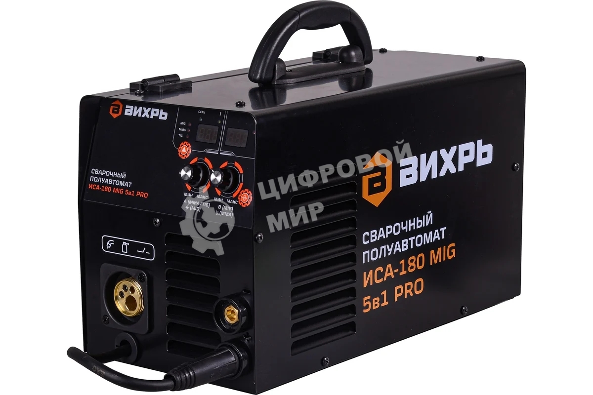Сварочный полуавтомат Вихрь ИСА-180 MIG 5в1 PRO