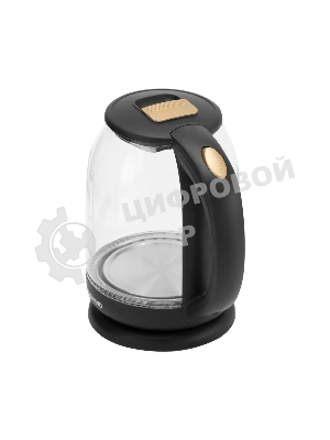 Чайник электрический Starwind SKG1052 1.8 л, 1500 Вт, темно-коричневый/бронзовый (корпус: стекло)