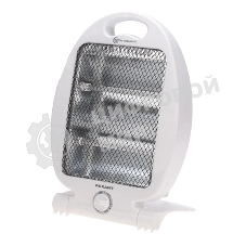 Обогреватель инфракрасный Rexant белый, кварцевый, 800 Вт, 14 м2, термостат, настольный, со складным основанием