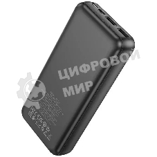 Портативный аккумулятор Hoco J123A Element 20000mAh 2A 2xUSB-A черный