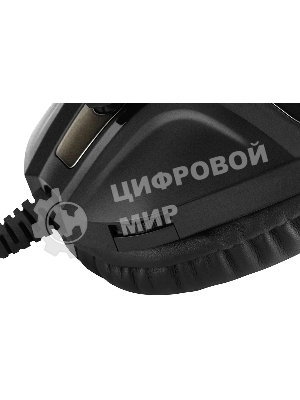 Гарнитура Oklick HS-L370G чёрный, проводная, 3.5 мм