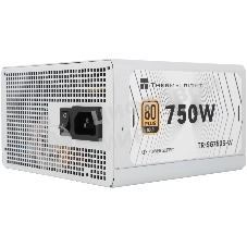 Блок питания 750W/Power Supply Thermalright, 750W 80+ Gold (ATX, 3.1, PCIe 5.1, Non-modular, 1x24(20+4)pin, 1xCPU 8(4+4)pin, 2xPCIe*2 8(6+2)pin, 5xSATA3, 1x12+4pin (12VHPWR PCIe 5.1 12+4pin 600mm), 3xMOLEX4pin, Active, 120x120мм, 150x140x86mm, APFC, white)