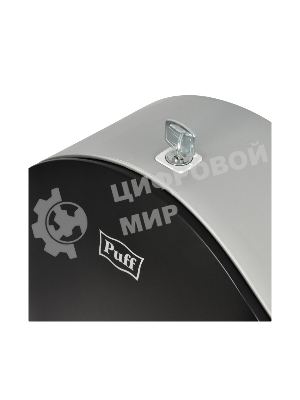 Диспенсер туалетной бумаги Рuff-7145Bl черный, с замком, ABS-пластик