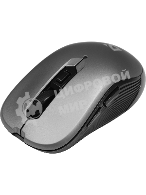 Мышь беспроводная Defender Gassa MM-105 серый, 1600 dpi, радиоканал, USB, кнопки - 6