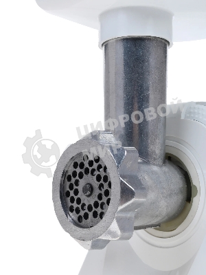 Мясорубка электрическая Ротор Дива-Р ЭМШ 35/300-2 белый, 1500 Вт, 0.6 кг/мин, реверс, насадки - 2