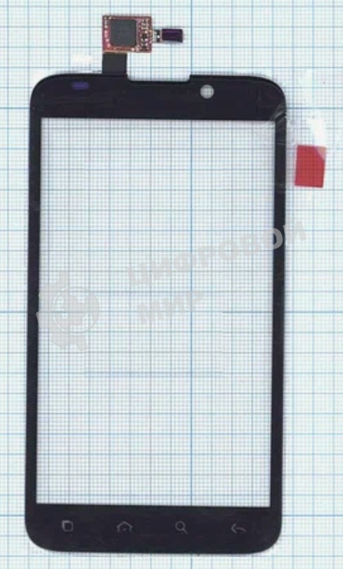 Сенсорное стекло (тачскрин) для Alcatel OT-995. черное