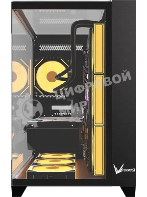 Компьютерный корпус Aerocool/Formula Crystal Z9 черный без БП ATX 7x120мм 2xUSB 3.0 audio bott PSU