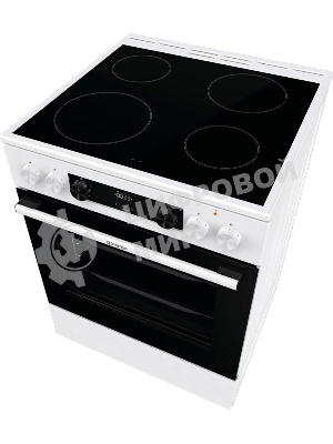 Плита электрическая Gorenje GEC6C40WD белый, конфорок 4 электрических, духовка 71 л, 60 см x 85 см x 60 см