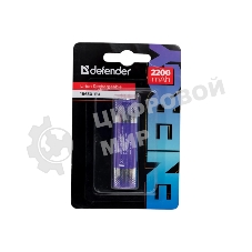 Аккумуляторная батарея Defender 18650-1BL 2200 mAh Li-ion, блистер, 1 шт.