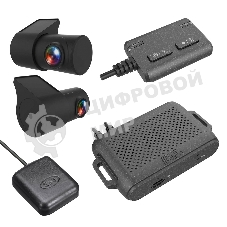 Видеорегистратор Silverstone F1 Integral 2.0, 1920x1080, с камерой заднего вида, GPS, Wi-Fi, G-сенсор, датчик движения, GPS-информатор