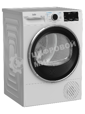 Сушильная машина Beko B5T69233 белый, 9 кг, сушка - тепловой насос, программ - 15, 59.8 x 84.6 x 60.5 см