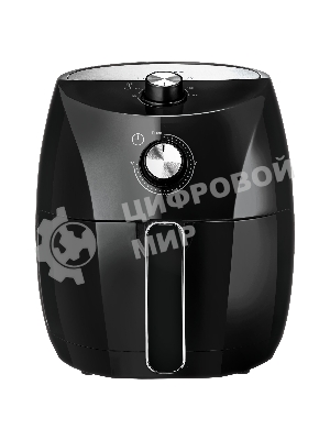 Аэрогриль BBK AF325 черный, 1400 Вт, 3.2 л, механическое управление, 13 программ