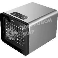 Сушка для фруктов и овощей Hyundai HYFD-8802 14под. 600Вт серебристый