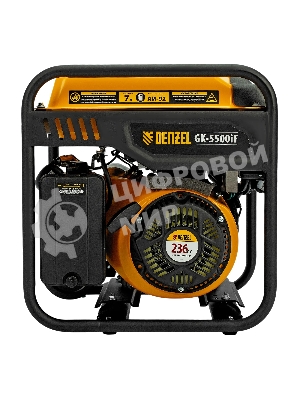 Генератор инверторный Denzel GK-5500iF, 5,5 кВт, 230 В, ручной старт