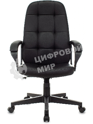 Кресло Бюрократ CH 002 черный, экокожа