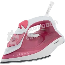 Утюг Scarlett SC-SI30K56 розовый, 2400; Световой индикатор работы: Да; Регулируемый пар до г/мин: 35; Паровой удар до г/мин: 140; Резервуар для воды, мл: 280; Функция разбрызгивания воды: Да; Терморегулятор: Да; Вертикальное отпаривание: Да; Регулировка степени отпаривания: Да; Покрытие подошвы: Керамическая подошва KeramoPro; Самоочистка: Да; Система защиты от накипи ANTI-CALC: Да; Функция автоотключения AUTO-SHUT OFF: Да; Размер утюга Ш*В*Г, мм: 289*120*140; Шарнирное крепление шнура: Да; Длина электрошнура, м: 1.8; Цвет шнура: В цвет корпуса;