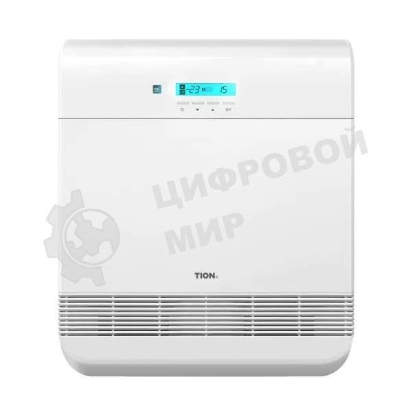 Бризер Tion O2 Standard белый, 40 м², фильтры F7+HEPA+угольный, подогрев воздуха, пульт ДУ