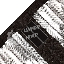 Дверная противомоскитная сетка Rexant черная (магниты пришиты по всей длине сетки!)