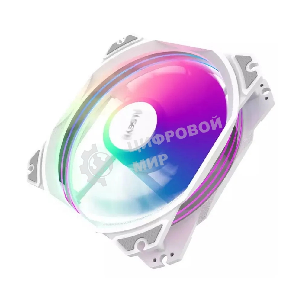 Вентилятор для корпуса Alseye M120-PWA белый, 120 мм, 1700 об/мин, 33.8 дБ, 4 pin