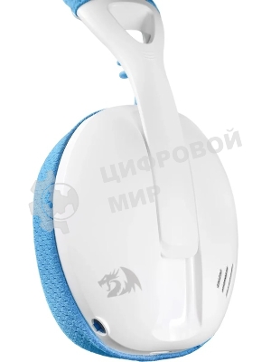 Гарнитура Redragon Ire Pro голубой, беспроводная + проводная, Bluetooth / USB, до 25 ч