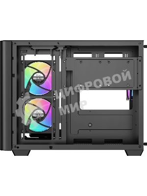 Компьютерный корпус Ocypus Iota C50 BK Curve ARGB Digital mATX без БП (Iota-C50-BKD300CD-GL)