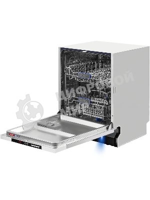 Встраиваемая посудомоечная машина Maunfeld MLP-122D Light Beam, серебристый, 59.8 см, 12 компл., 49 дБ, класс A++
