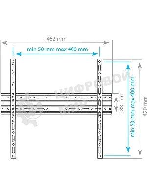 Кронштейн для телевизора Arm Media PLASMA-3 new черный, 22