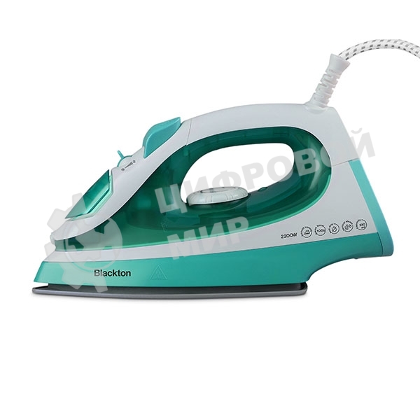 Утюг Blackton Bt SI3112 белый/зеленый, 2200 Вт, 20 г/мин, 100 г/мин, 230 мл
