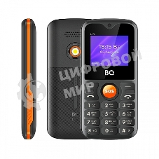 Мобильный телефон BQ 1853 Life черный/оранжевый