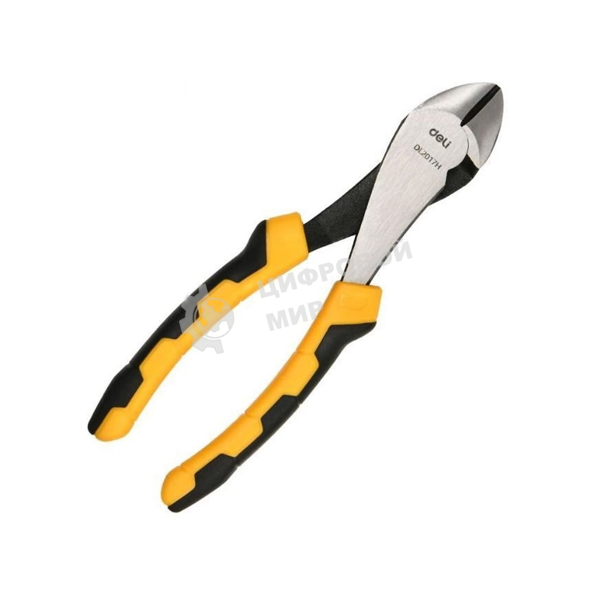 Диагональные бокорезы усиленные Deli DL2017H 180мм, двухкомпонентная ручка