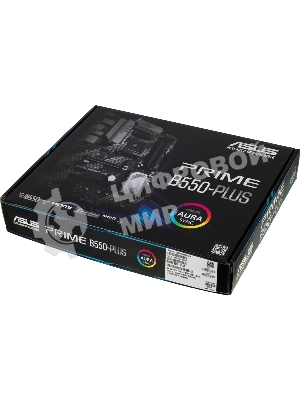 Материнская плата ASUS PRIME B550-PLUS, AM4, AMD B550, 4xDDR4, 6xSATA, 2xM.2, 1xPCIe 3.0 x16, 1xPCIe 4.0 x16, 3xPCIe x1, 1xDP, 1xHDMI, 1x 1Gb LAN, 1xUSB 3.2 Gen 2, 4xUSB 3.2 Gen 1, 2xUSB 2.0, 5x3.5 мм, 7.1, ATX