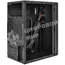 Компьютерный корпус Minitower ExeGate BAA-308U2-AA500 (mATX, БП AA500 с вент. 8см, 1хUSB+2хUSB 3.0, HD Audio, черный)