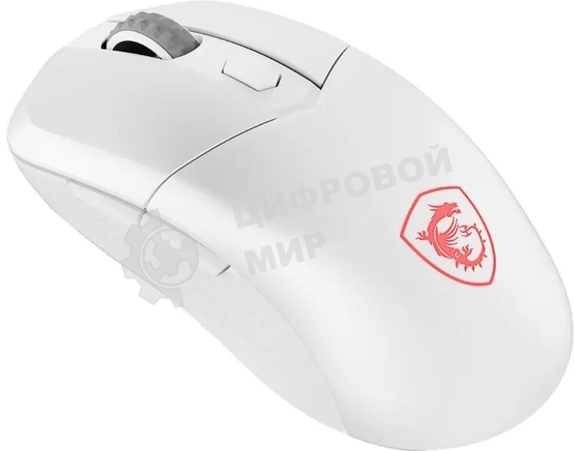 Мышь беспроводная/проводная MSI VERSA 300 белый, 8000 dpi, радиоканал, Bluetooth, USB, кнопки - 6