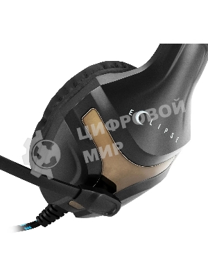 Гарнитура Oklick HS-L370G чёрный, проводная, 3.5 мм