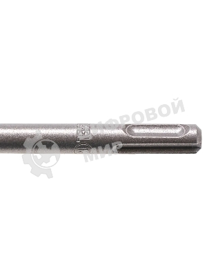 Бур по бетону Denzel двойная спираль, Cobalt W-tip, 12x160 мм, SDS PLUS