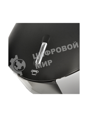 Диспенсер туалетной бумаги Рuff-7145Bl черный, с замком, ABS-пластик
