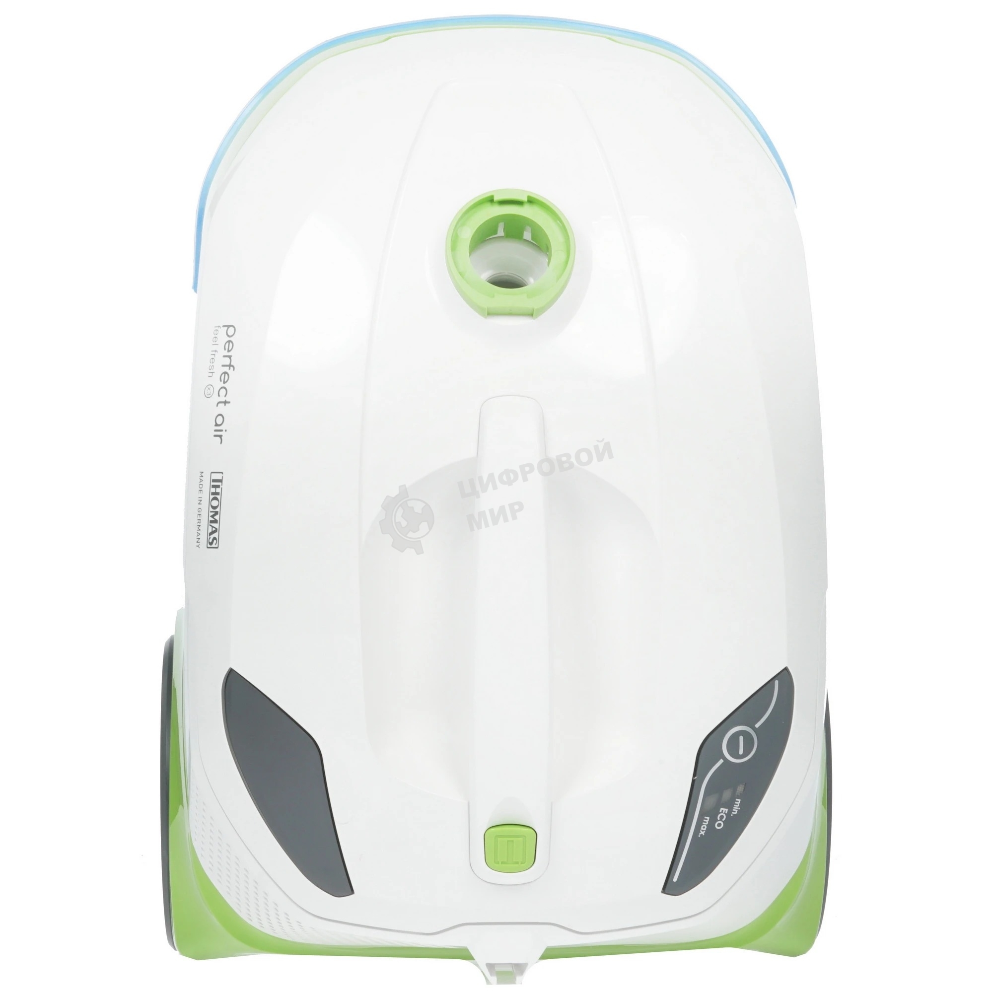 Пылесос Thomas Perfect Air Feel Fresh X3 белый/зеленый, 325/1700Вт, уборка сухая/влажная, пылесборник контейнер 2.6 л