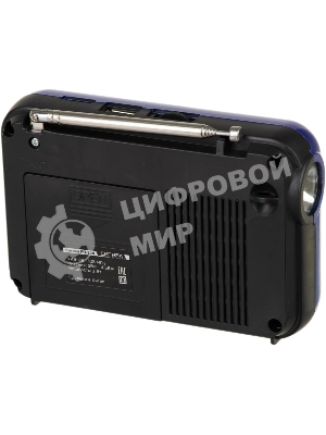 Радиоприемник Сигнал РП-224, бат. 3*АА (не в компл.), 220V, акб 400мА/ч, USB, SD, дисплей, фонарик
