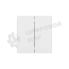 Выключатель Kranz STRONG 2 кл с подсветкой 10А с/у жемчуг