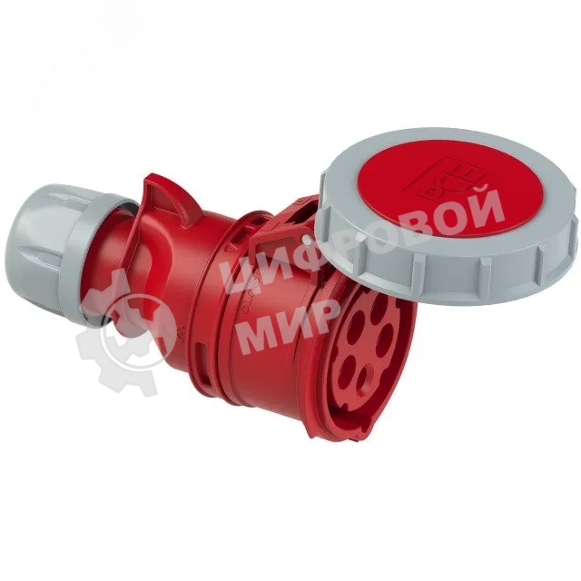 Розетка кабельная AlpenBox 3P+E+N, 32А 400В, IP67