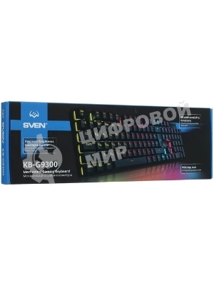 Клавиатура SVEN KB-G9300 проводная, USB Type-A, чёрный