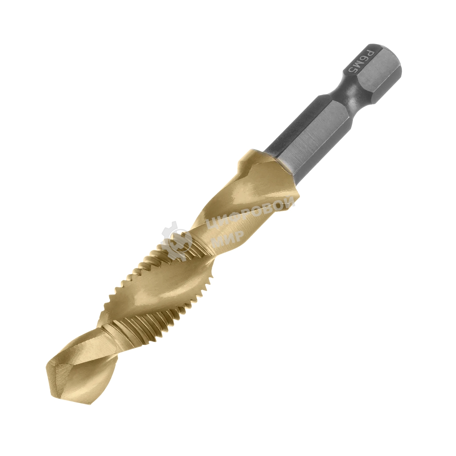 Сверло-метчик Denzel М10 х 1,25 мм, Р6М5
