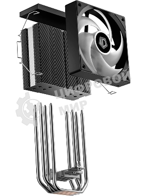 Кулер для процессора ID-COOLING SE-214-XT V2 ARGB LGA1851/1700/1200/115X/AM5/AM4 (16шт/кор, TDP 200W, PWM, 4 тепл.трубки прямого контакта, FAN 120мм, Addressable RGB LED) RET