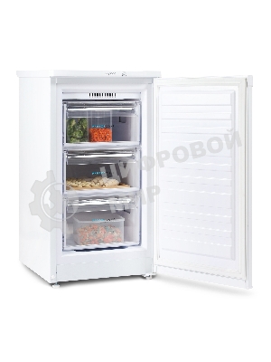 Морозильная камера Бирюса 412 белый, 80л, 3 ящика