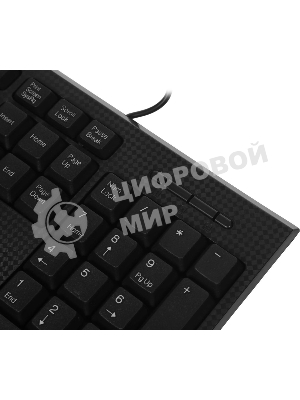 Клавиатура проводная Oklick 120M, USB, черный