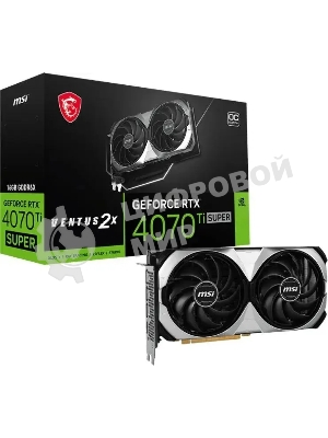 Видеокарта PCIE16 RTX4070TI 12GB 4070 TI VENTUS 2X 12G OC MSI